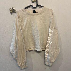 Wild Fable Cream Crop Top